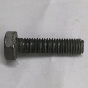 Full Threaded Black Mild Steel Hex Bolt, For Construction, Size: 1 Inch (l)