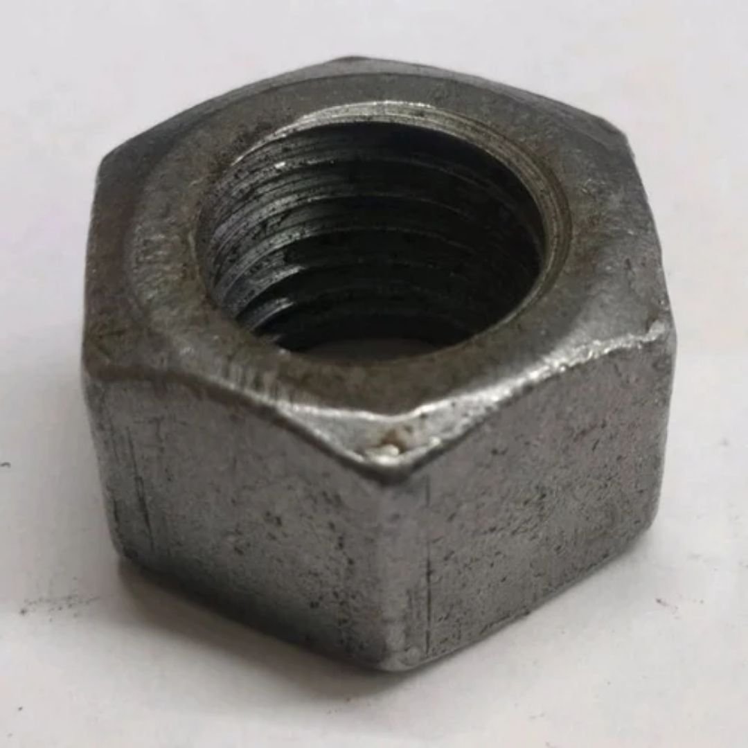 Hexagonal Heavy Duty Mild Steel Hex Nut, Size: 1 Inch (d)