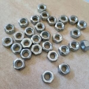 Silver Mild Steel Hex Nut