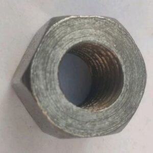 Hexagonal 10mm Mild Steel Hex Nut, Size: 1 Inch (d)